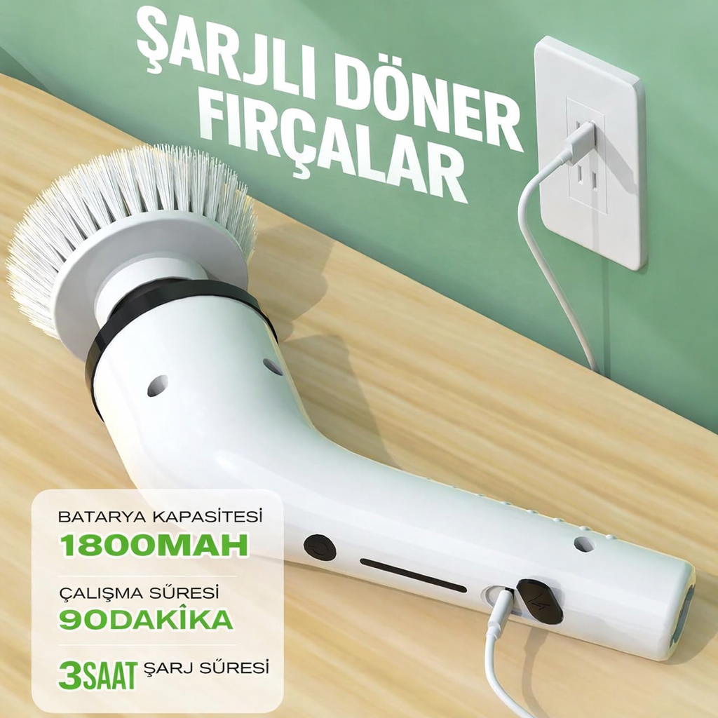 Effortless Clean™ Cordless Spin Scrubber